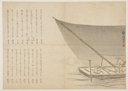 Kangyoku Ho_gan: (Boating at bight) - ミネアポリス美術館