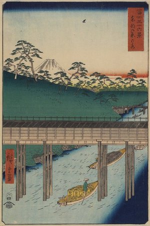 歌川広重: Ochanomizu in Edo - ミネアポリス美術館
