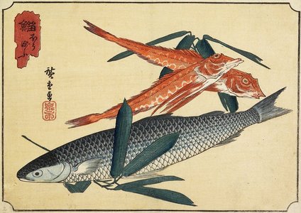 Utagawa Hiroshige: Cod and Gurnard - Minneapolis Institute of Arts 