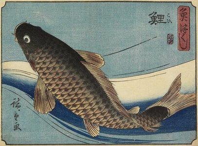 Utagawa Hiroshige: Carp - Minneapolis Institute of Arts 