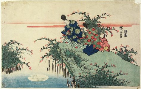 Utagawa Hiroshige: (Reflection of Moon) - Minneapolis Institute of Arts 