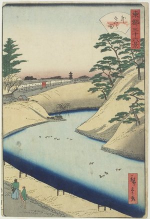 Utagawa Hiroshige II: Outer Sakurada - Minneapolis Institute of Arts 