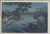 Yoshida Hiroshi: Evening on the Chikugo River in Hita - Minneapolis Institute of Arts 