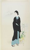 Kaburagi Kiyokata: Akashi-cho in Tsukiji - Minneapolis Institute of Arts 