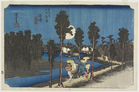 Utagawa Hiroshige: Dusk Scene, Numazu - Minneapolis Institute of Arts 