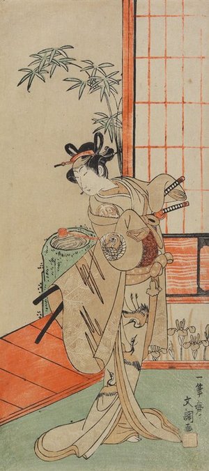 Ippitsusai Buncho: Arashi Koroku in a Female Role - Minneapolis Institute of Arts 