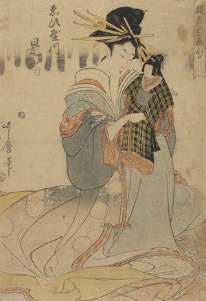 Kitagawa Utamaro: Courtesan Zeto of Ebiya House - Minneapolis Institute of Arts 