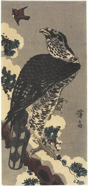 Keisai Eisen: Eagle and Sparrow - Minneapolis Institute of Arts 