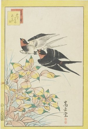 Nakayama Su_gakudo_: Homing Swallows and Red Leves - ミネアポリス美術館