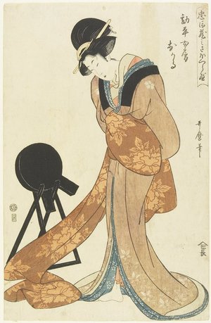 Kitagawa Utamaro: Kanpei's Wife Okaru - Minneapolis Institute of Arts 