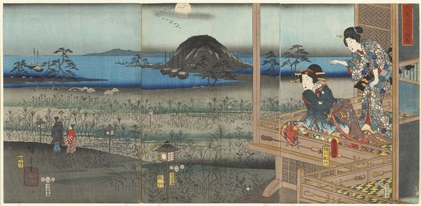 Utagawa Kunisada: The Scene of Akashi - Minneapolis Institute of Arts 