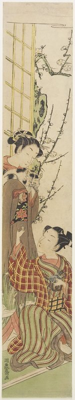 Isoda Koryusai: (Cat and Mouse) - Minneapolis Institute of Arts 