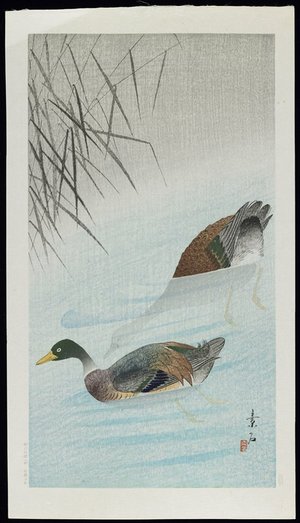 Komori Soseki: Ducks in Water - ミネアポリス美術館