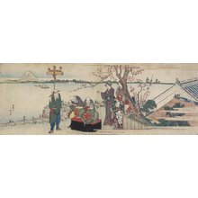 Katsushika Hokusai, 葛飾北斎 (Katsushika Hokusai)による浮世絵「Daikagura Performers」