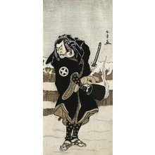 Katsukawa Shunsho, 勝川春章 (Katsukawa Shunsho)による浮世絵「Otani Hiroeman III as Asahara Jiro」