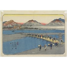 渓斉英泉: No.11: Ferry Port at the Kanna River near Honjo Station - ミネアポリス美術館
