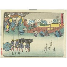 Utagawa Hiroshige, 歌川広重 (Utagawa Hiroshige)による浮世絵「Seki」