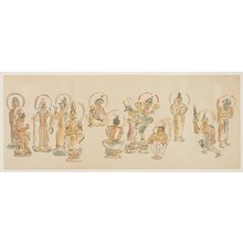 Awashima Kangetsu: (Asakusa Kannon temple caricatures C) - Minneapolis Institute of Arts 