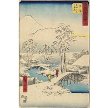 Utagawa Hiroshige: No.13 Mount Fuji Seen Over Mount Ashigara, Numazu - Minneapolis Institute of Arts 