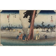 Utagawa Hiroshige: Winter Scene, Hamamatsu - Minneapolis Institute of Arts 