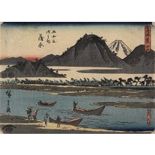 Utagawa Hiroshige: No.16 Kanbara - Minneapolis Institute of Arts 