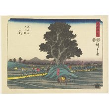 Utagawa Hiroshige: No.47 Seki - Minneapolis Institute of Arts 