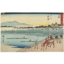 Utagawa Hiroshige: No.39 Okazaki - Minneapolis Institute of Arts 