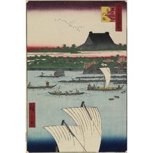 Utagawa Hiroshige: Tsukiji Temple, Teppozu - Minneapolis Institute of Arts 