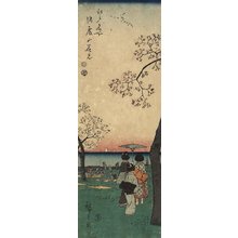 Utagawa Hiroshige: Cherry Blossom Viewing at Gotenyama - Minneapolis Institute of Arts 