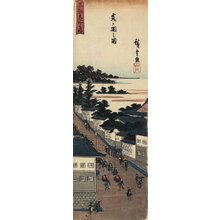 Utagawa Hiroshige: View of Kasumigaseki - Minneapolis Institute of Arts 