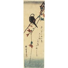 Utagawa Hiroshige: (Bird on Maple Branch) - Minneapolis Institute of Arts 