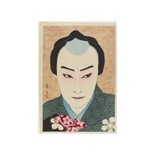 名取春仙: Nakamura Ganjiro I in the Role of Sakata Tojuro - ミネアポリス美術館