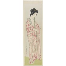 橋口五葉: Woman in Kimono Undergarment - ミネアポリス美術館