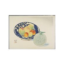 伊東深水: Melon and Peaches - ミネアポリス美術館