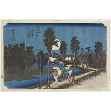 Utagawa Hiroshige: Dusk Scene, Numazu - Minneapolis Institute of Arts 