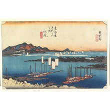 Utagawa Hiroshige: Distant View of Miho, Ejiri - Minneapolis Institute of Arts 