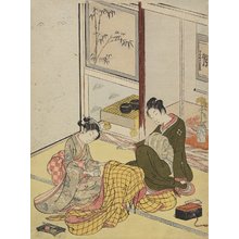 Suzuki Harunobu: Perfuming a Robe as a Mitate of the Fpur Elegant Pastimes - Minneapolis Institute of Arts 