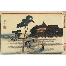 Utagawa Hiroshige: Sazai Hall of the Five Hundred Rakan (Buddha's disciples) Temple - Minneapolis Institute of Arts 