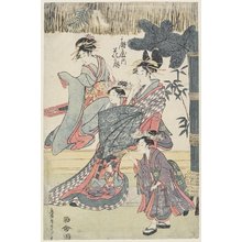 Cho_ensai Eishin: The Courtesan Hanaogi of the Ogiya House - ミネアポリス美術館