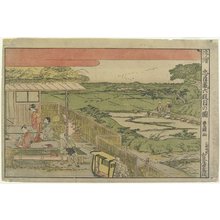 歌川豊国: Perspective Print:Scene from Act 6 of the Fotry-seven Ronin - ミネアポリス美術館