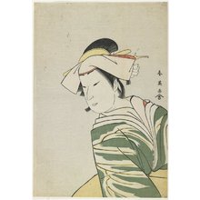 勝川春英: Nakamura Noshio II as Tonase - ミネアポリス美術館
