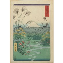 Utagawa Hiroshige: Field at Otsuki in Kai Province - Minneapolis Institute of Arts 