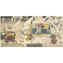 歌川国芳: Scene from the Hachinoki Story - ミネアポリス美術館