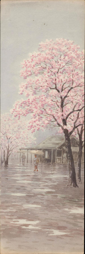 無款: Rainy Spring Day (1) - Ohmi Gallery