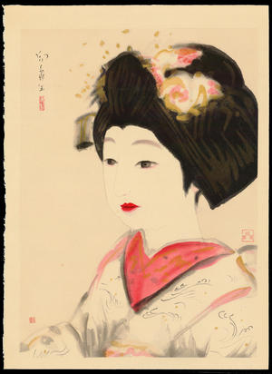 Domoto Insho: Maiko - 舞妓の図 - Ohmi Gallery