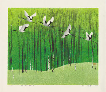 Hao Boyi: Birch Wood, Cranes' Hometown - Ohmi Gallery