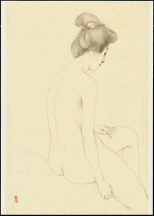 Hashiguchi Goyo: Graphite on Paper Sketch 18 - Ohmi Gallery