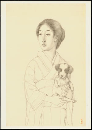 Hashiguchi Goyo: Graphite on Paper Sketch 7 - Ohmi Gallery