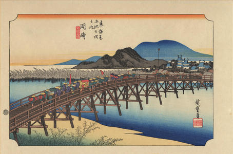 Utagawa Hiroshige: Okazaki - 岡崎 - Ohmi Gallery