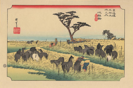 Utagawa Hiroshige: Chiryu - 地鯉鮒 - Ohmi Gallery